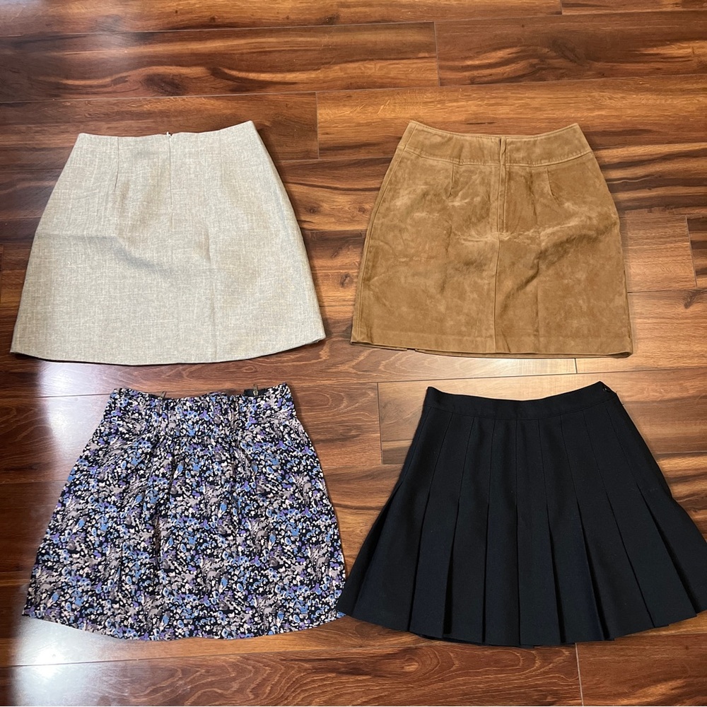 Bundle of 4 chic skirts in XS